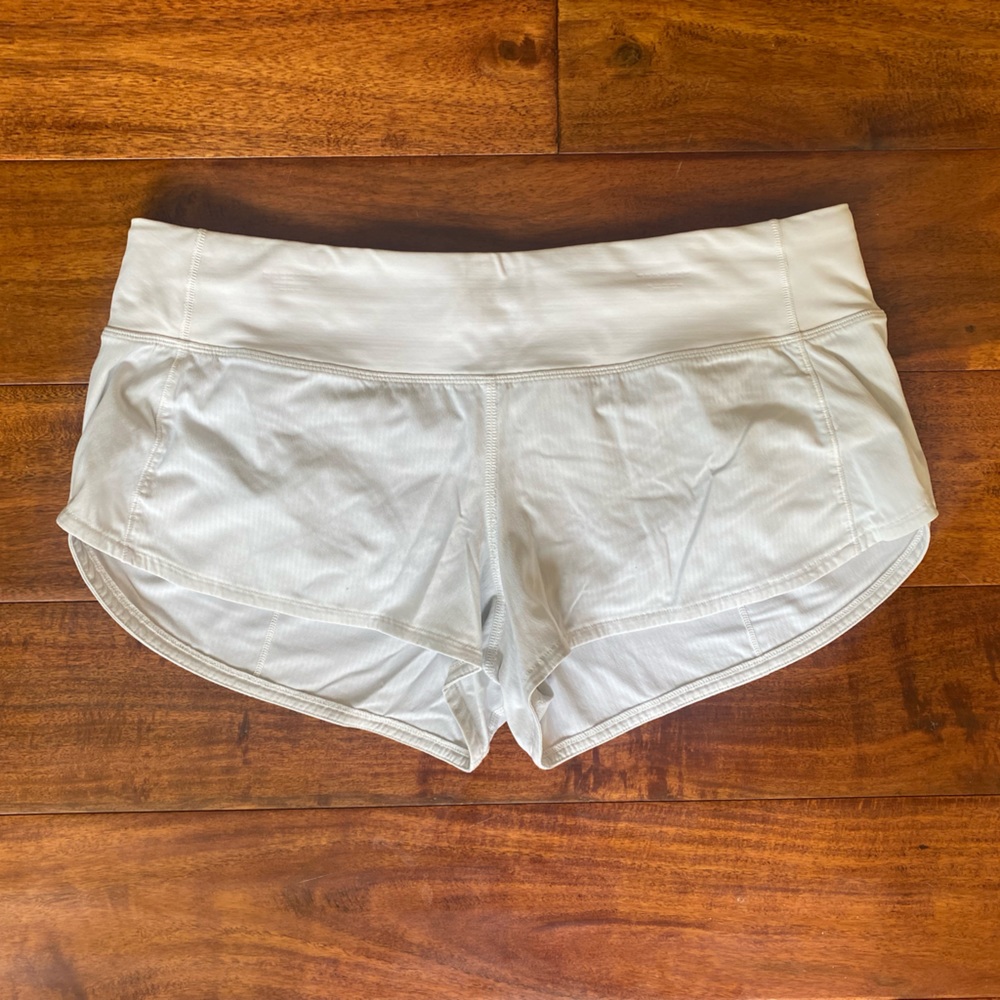 White Lululemon Shorts